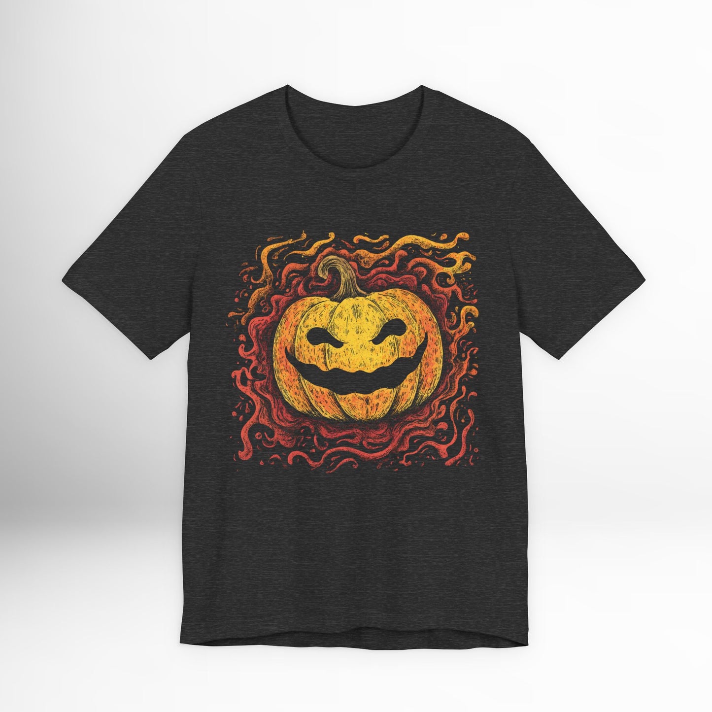 Halloween Pumpkin T-Shirt – Spooky Jack-o’-Lantern Graphic Tee, Fall Halloween Shirt for Men & l l