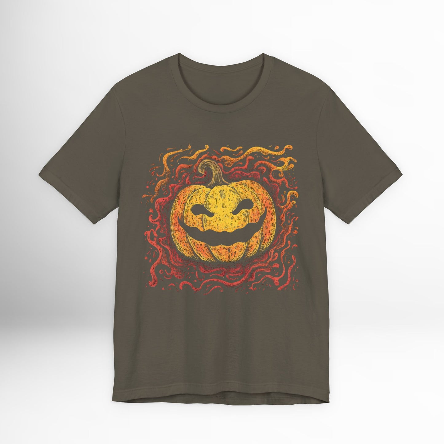 Halloween Pumpkin T-Shirt – Spooky Jack-o’-Lantern Graphic Tee, Fall Halloween Shirt for Men & l l