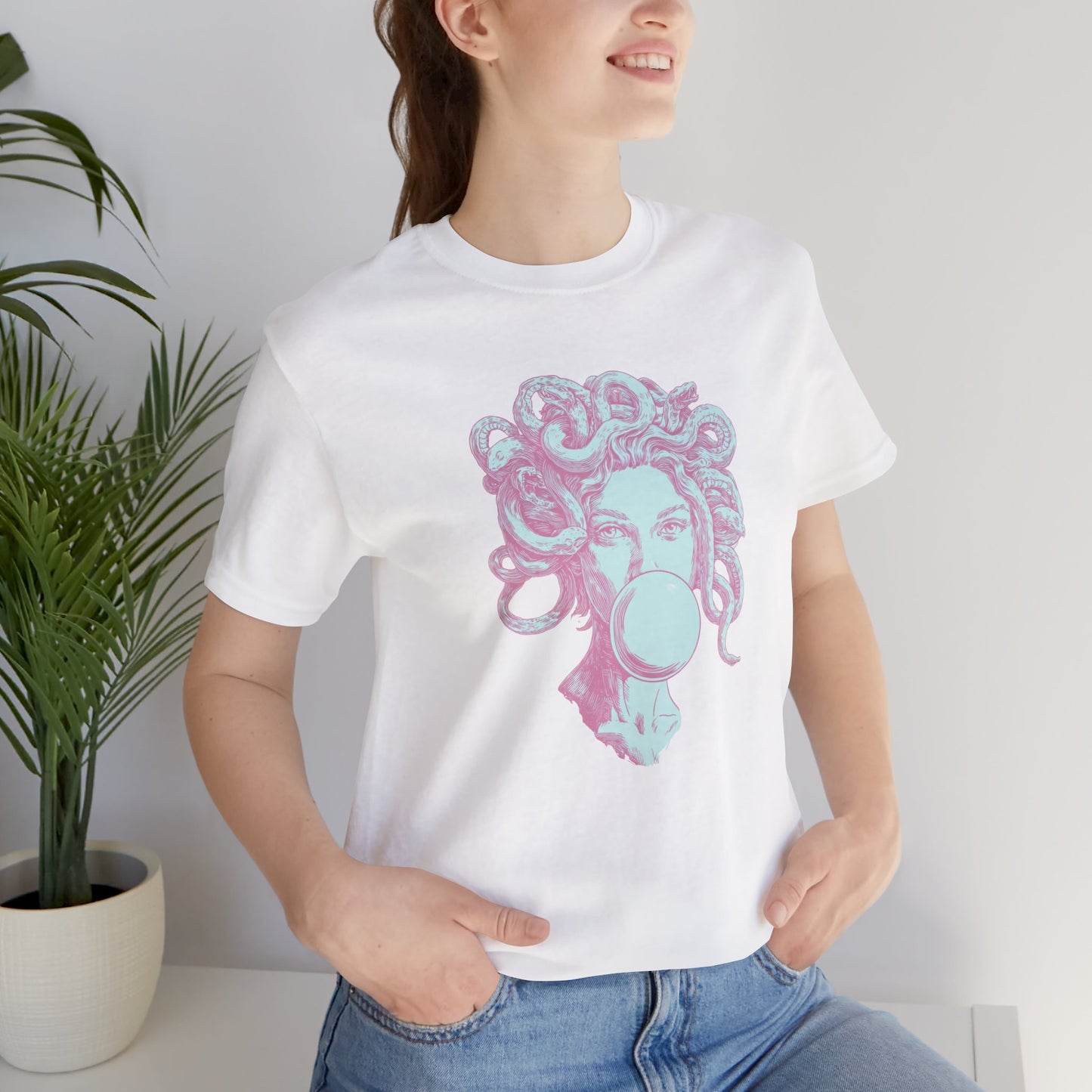 Medusa T-Shirt – Greek Mythology Goddess Tee, Snake Hair Graphic