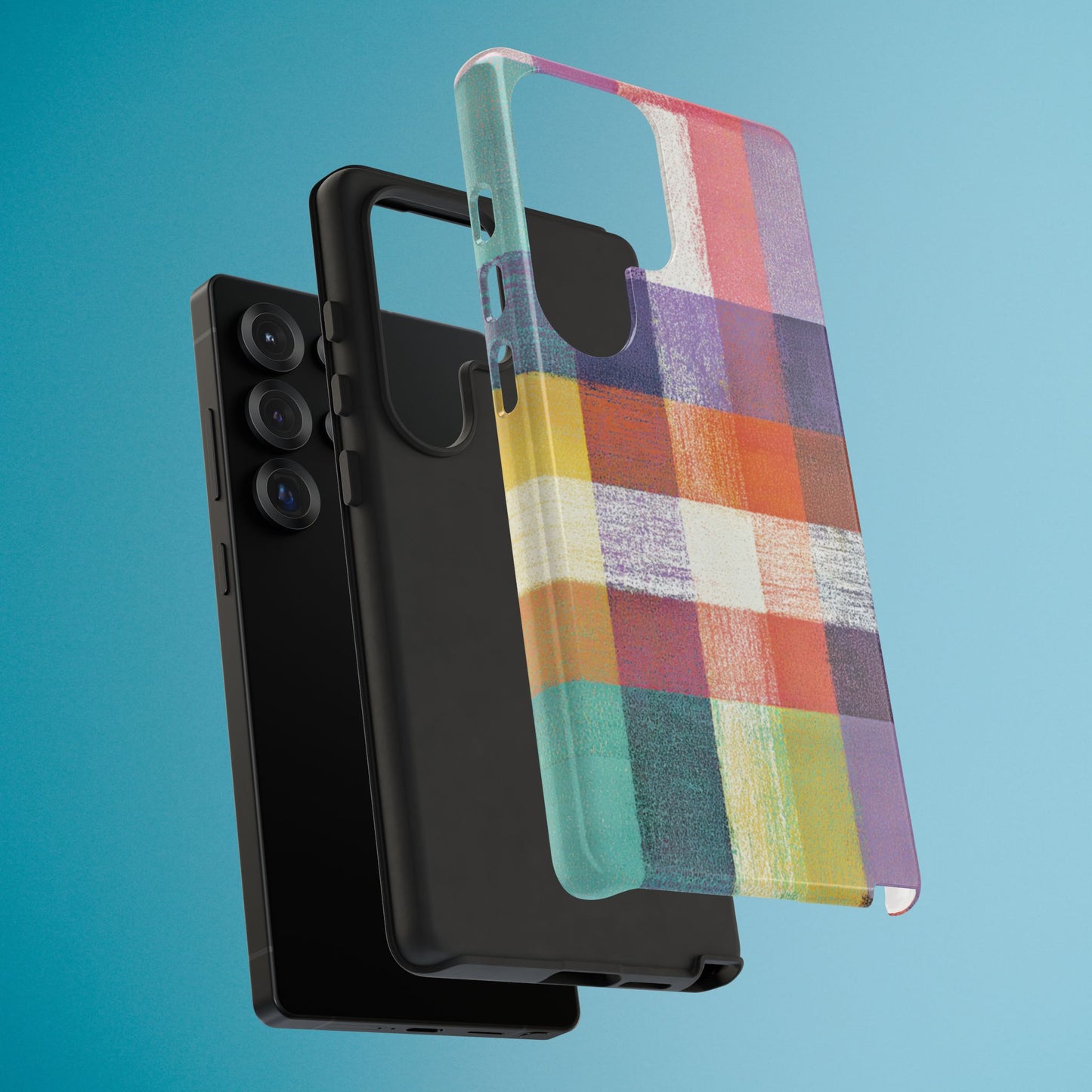Colorful Plaid Phone Case - iPhone, Galaxy and Pixel Models