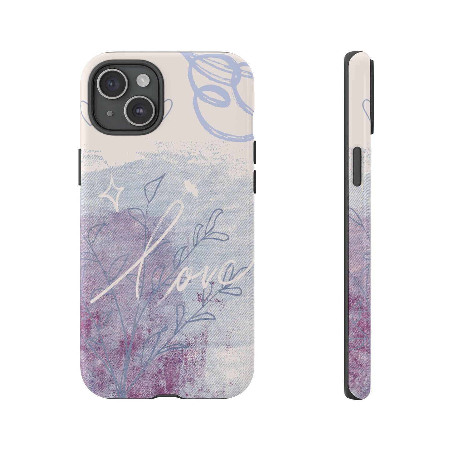 Love Pastel Abstract Phone Case: iPhone, Pixel, Galaxy