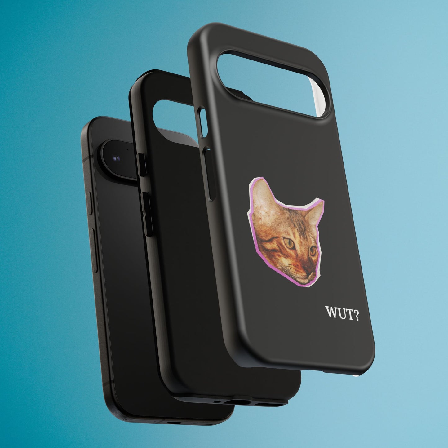 Funny Cat Meme Phone Case - iPhone, Galaxy, Pixel