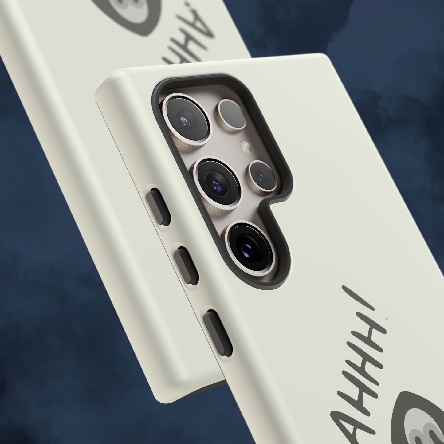 Ghostface Phone Case: Horror Movie Parody iPhone Samsung Pixel Cover