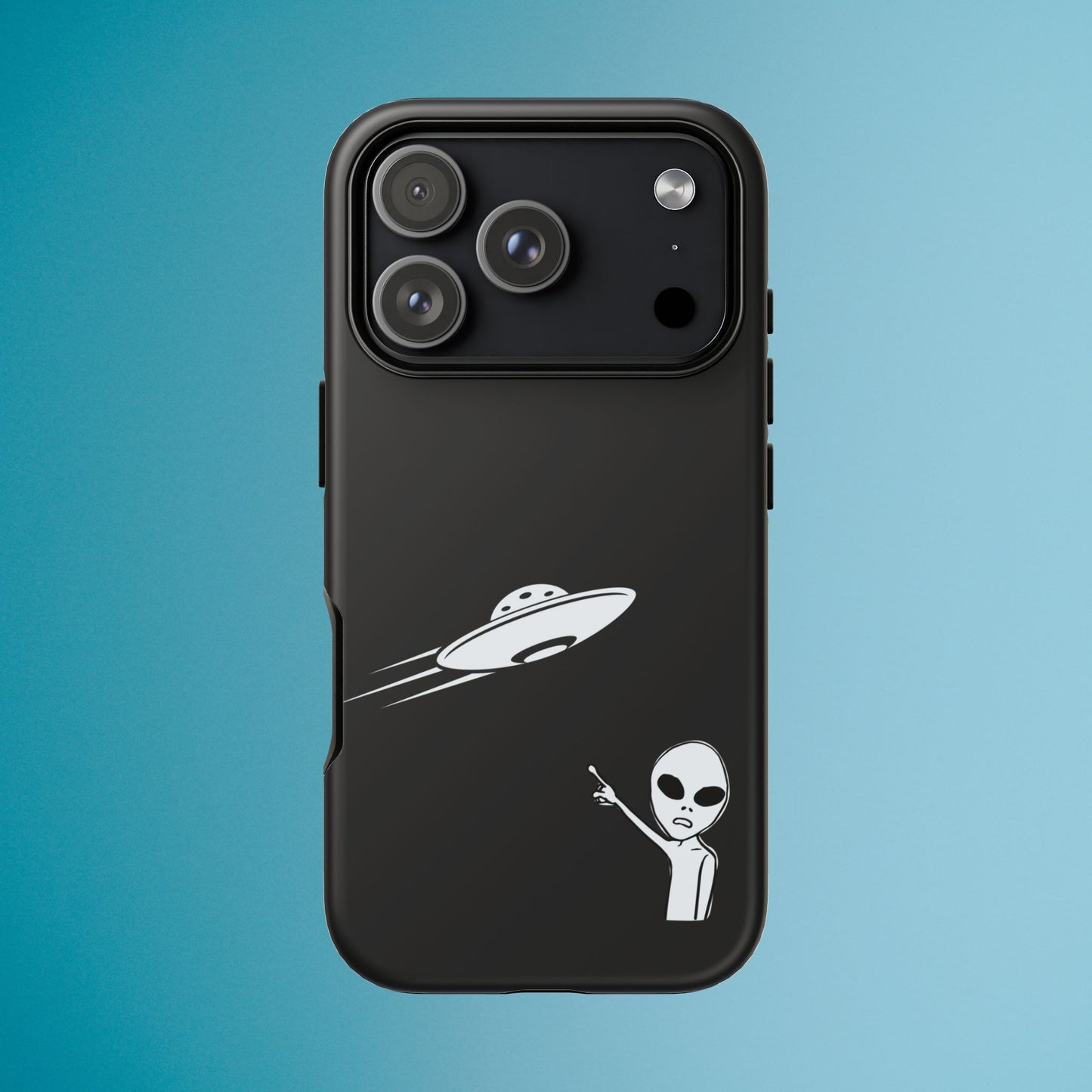 Alien UFO Phone Case, Supernatural Space Design, Sci Fi Aesthetic iPhone Samsung Pixel Cover
