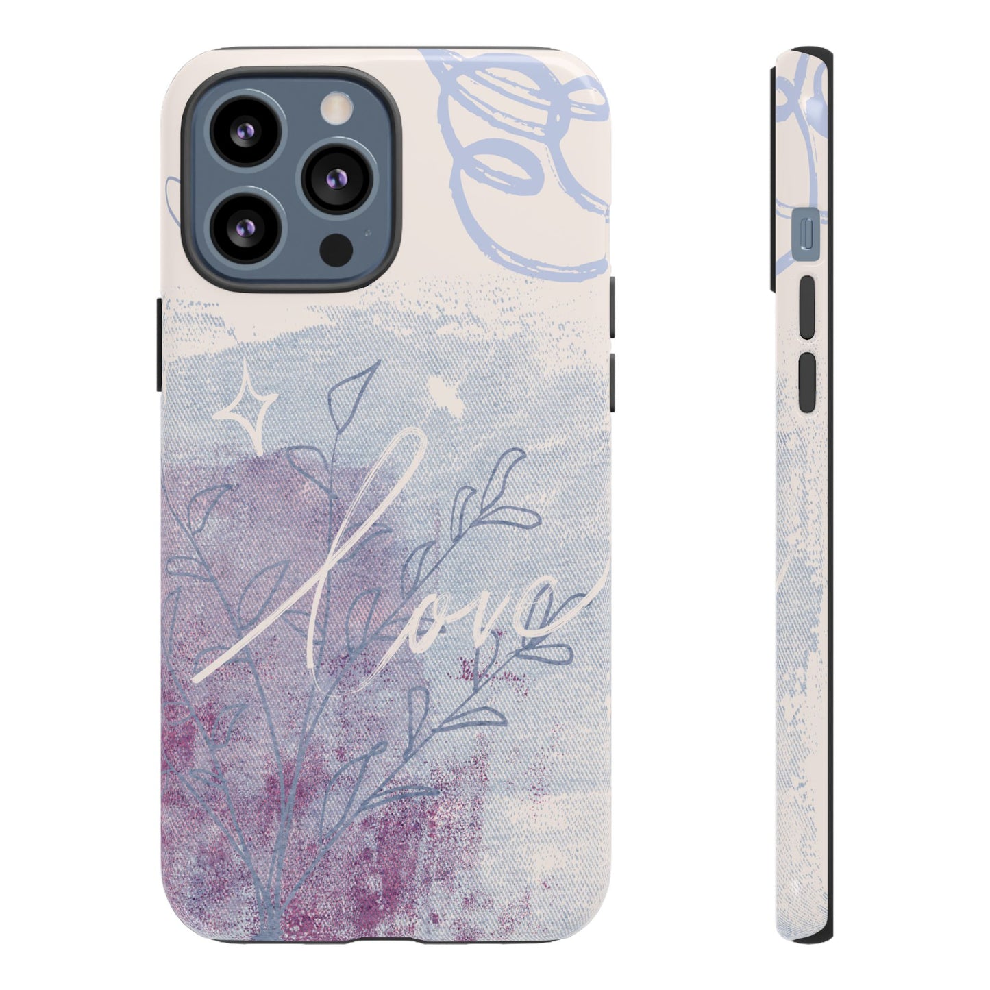 Love Pastel Abstract Phone Case: iPhone, Pixel, Galaxy