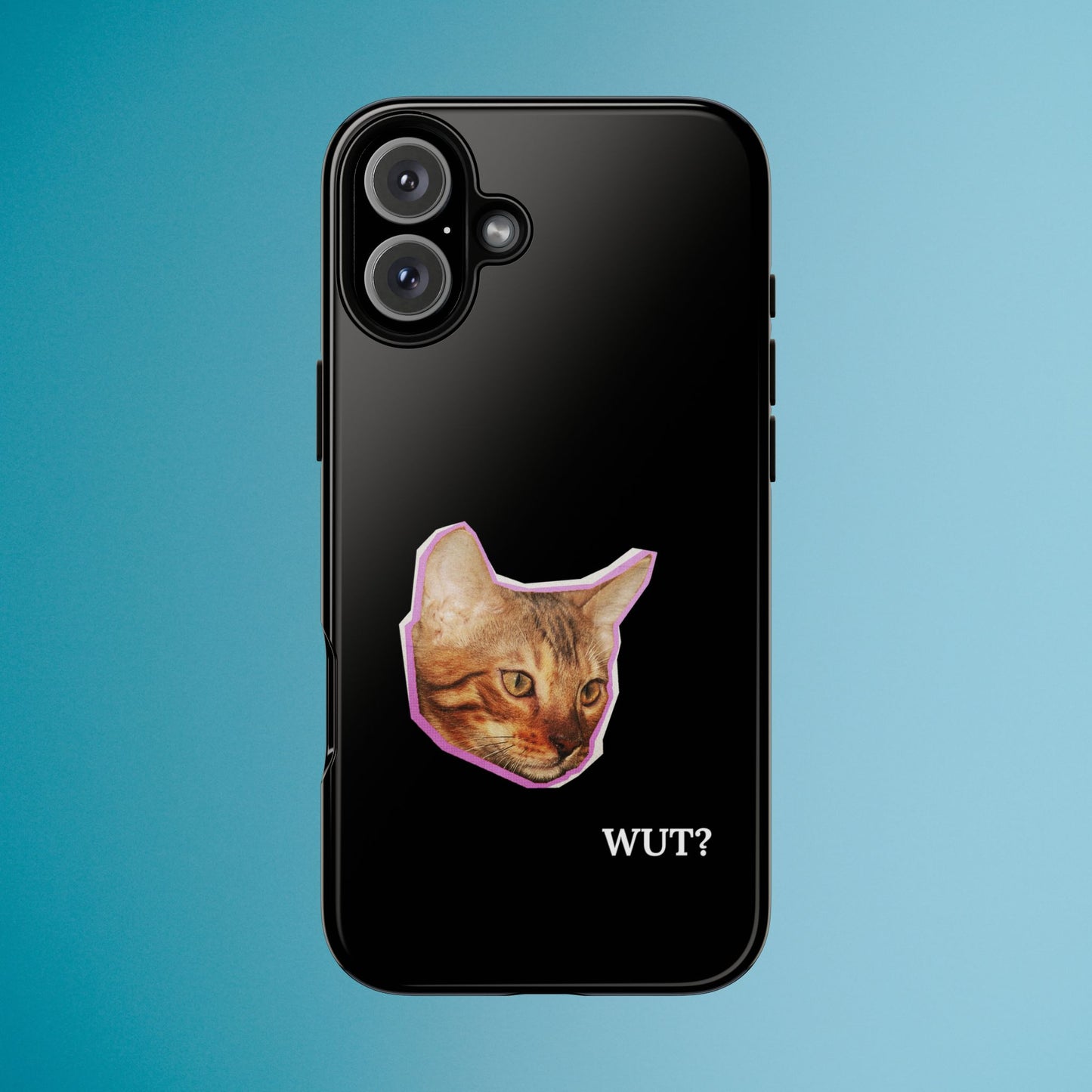 Funny Cat Meme Phone Case - iPhone, Galaxy, Pixel