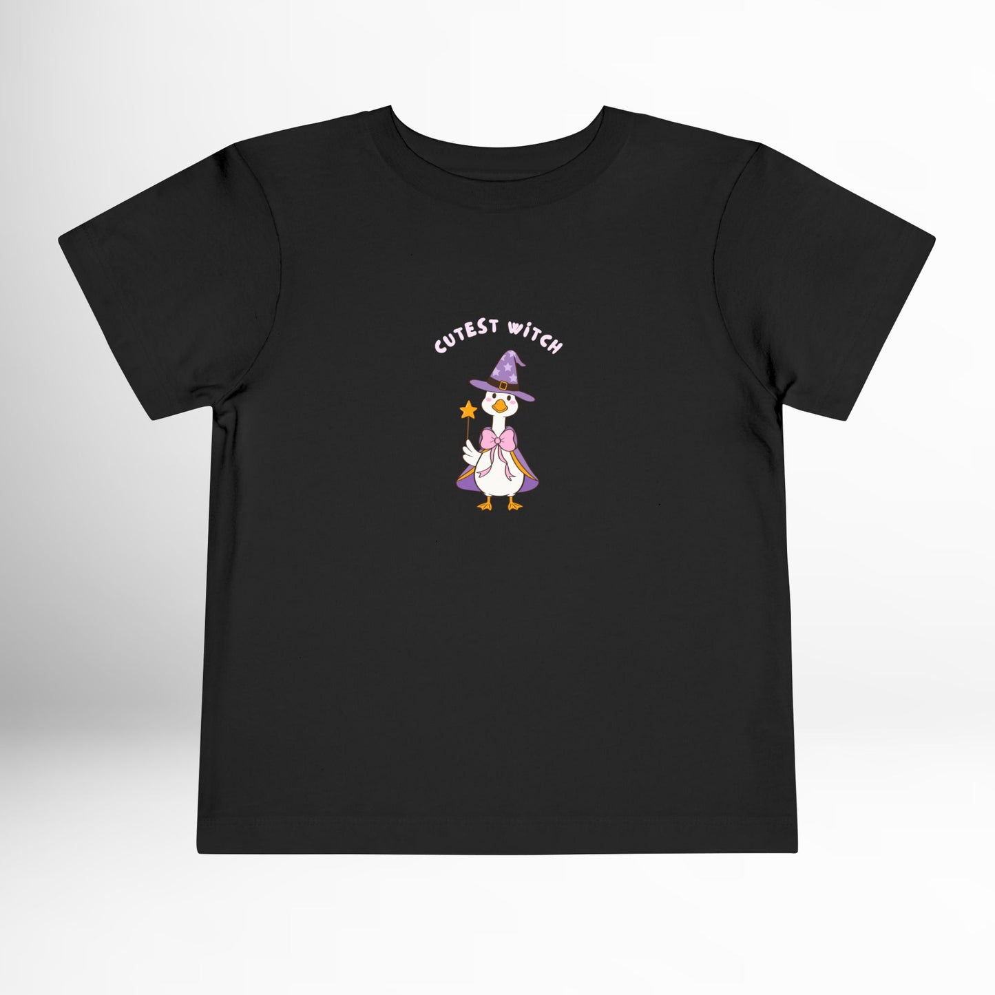 Cutest Witch Toddler Shirt - Goose Halloween Cotton Tee (2T-5T)