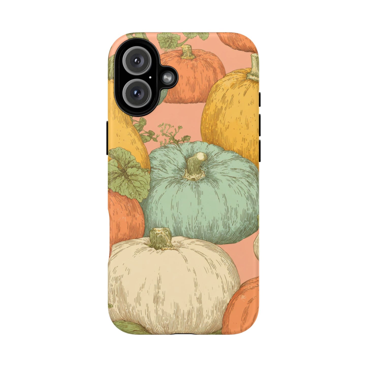 Pumpkin Patch Phone Case - Autumn Aesthetic iPhone Samsung Cover, Fall Halloween Pumpkin Design, Cozy Rustic Harvest Phone Accessory