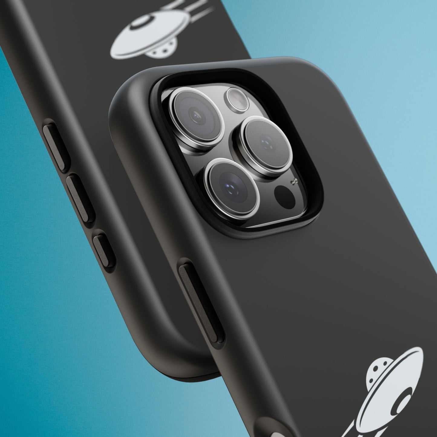 Alien UFO Phone Case, Supernatural Space Design, Sci Fi Aesthetic iPhone Samsung Pixel Cover