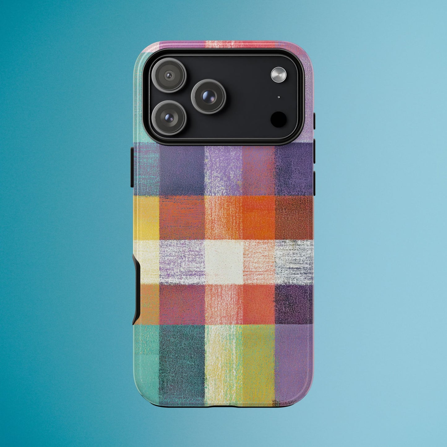 Colorful Plaid Phone Case - iPhone, Galaxy and Pixel Models