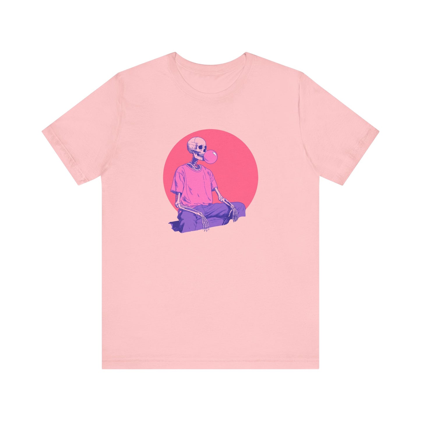 Grunge Skeleton T-Shirt - Halloween Graphic Tee, Spooky Cute Fall Shirt, Gothic Aesthetic, Skull Streetwear, Funny Skeleton Top