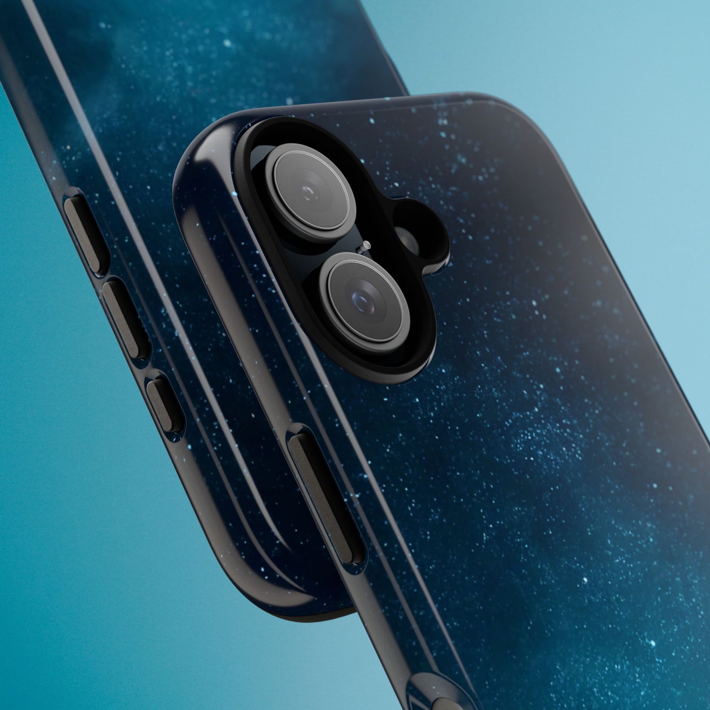 Dark Starry Night Phone Case - Winter Theme Phone Cover for iPhone, Pixel and Samsung Galaxy Models