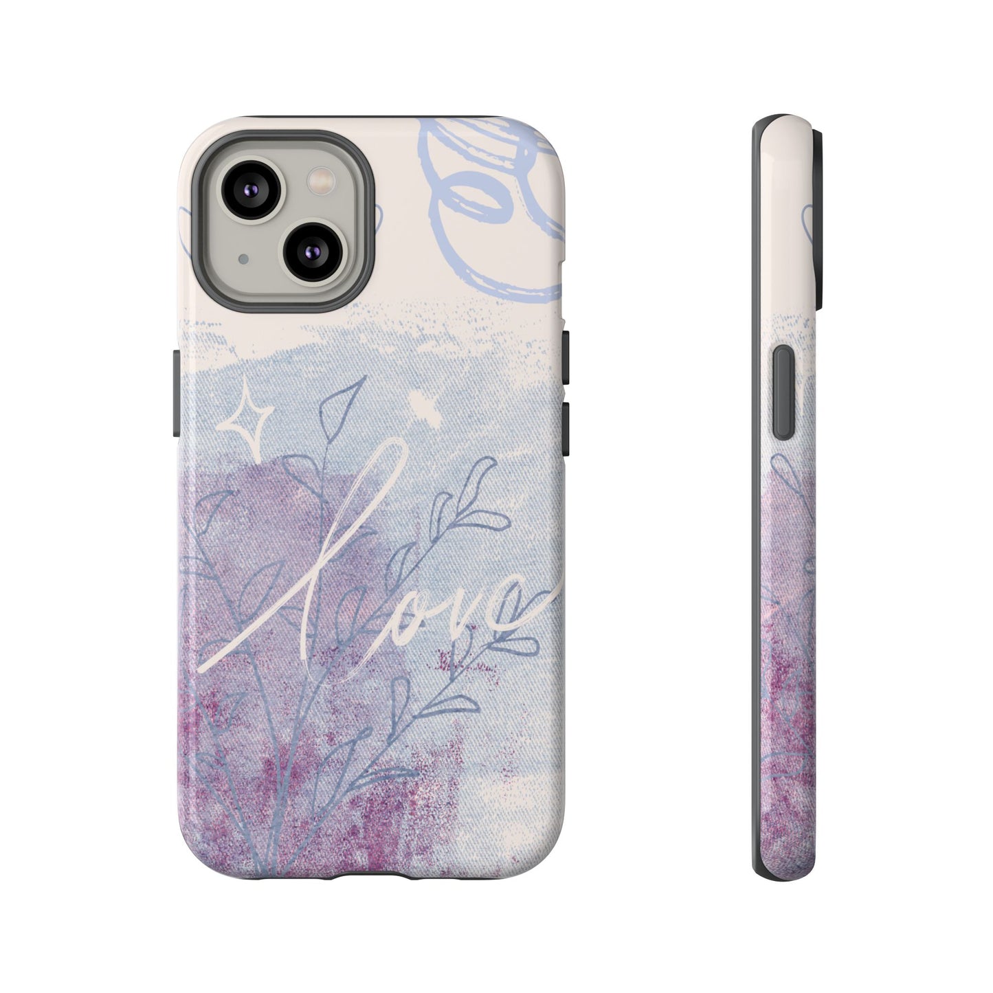 Love Pastel Abstract Phone Case: iPhone, Pixel, Galaxy