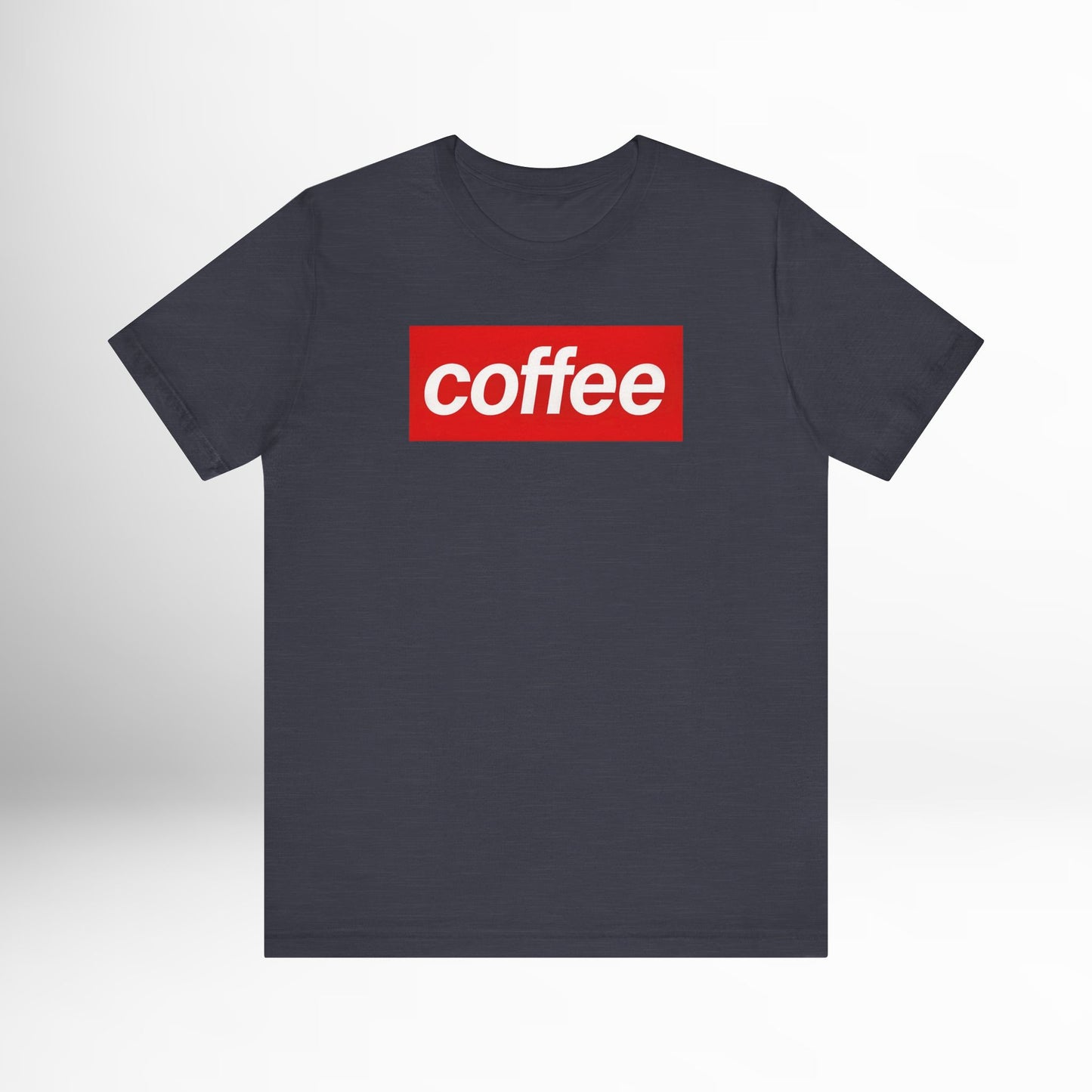 Coffee T-Shirt Minimalist Coffee Lover Graphic Tee, Funny Barista Shirt, Streetwear Style Coffee Gift