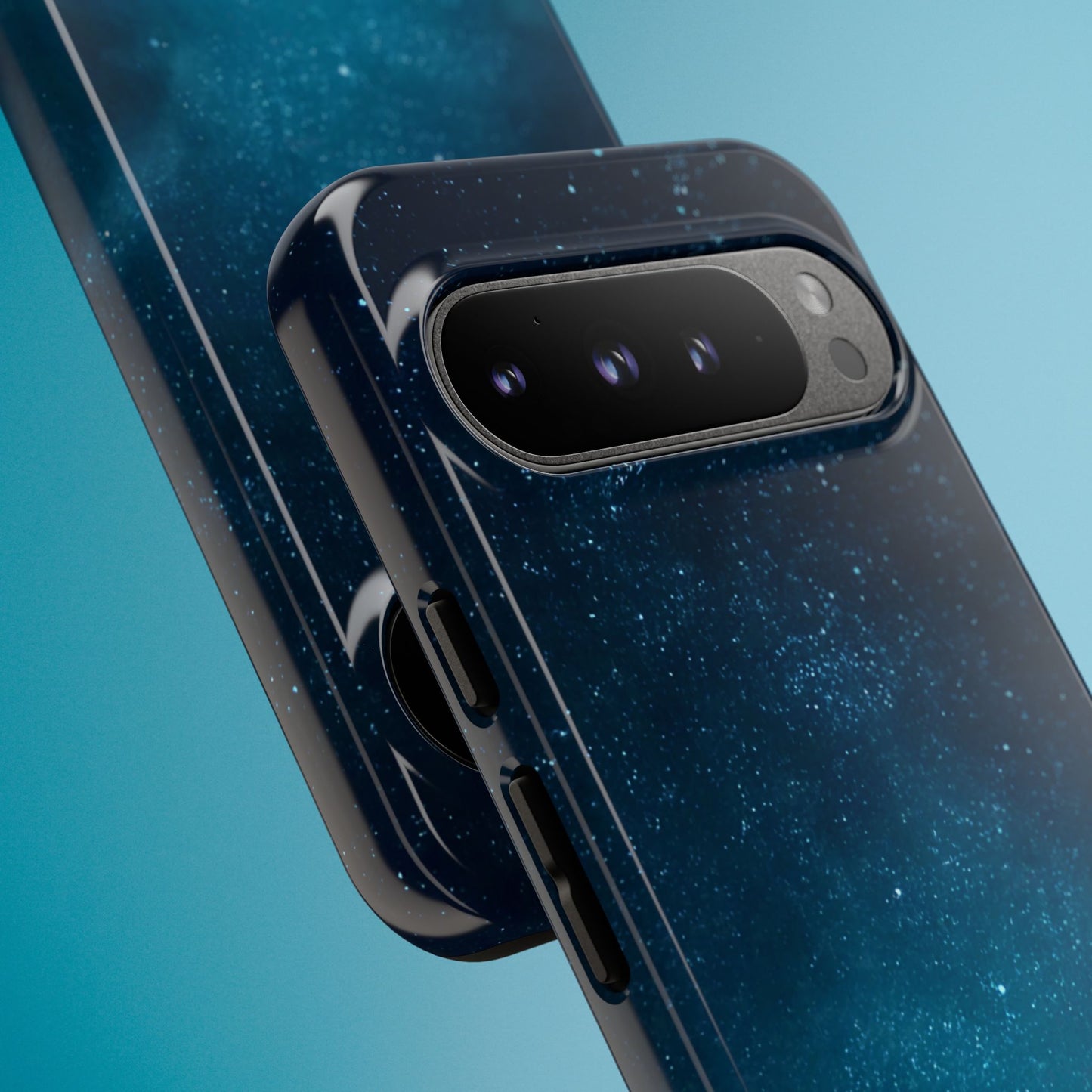 Dark Starry Night Phone Case - Winter Theme Phone Cover for iPhone, Pixel and Samsung Galaxy Models