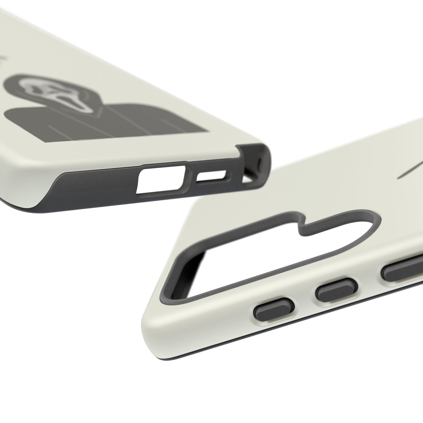 Ghostface Phone Case: Horror Movie Parody iPhone Samsung Pixel Cover