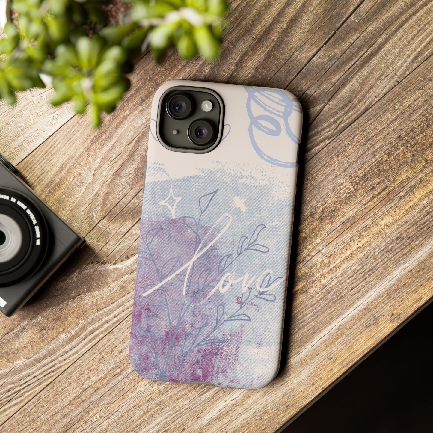 Love Pastel Abstract Phone Case: iPhone, Pixel, Galaxy
