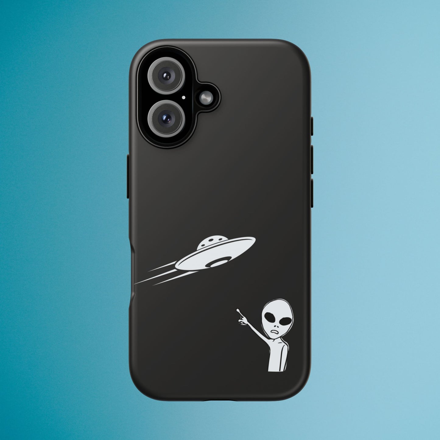 Alien UFO Phone Case, Supernatural Space Design, Sci Fi Aesthetic iPhone Samsung Pixel Cover