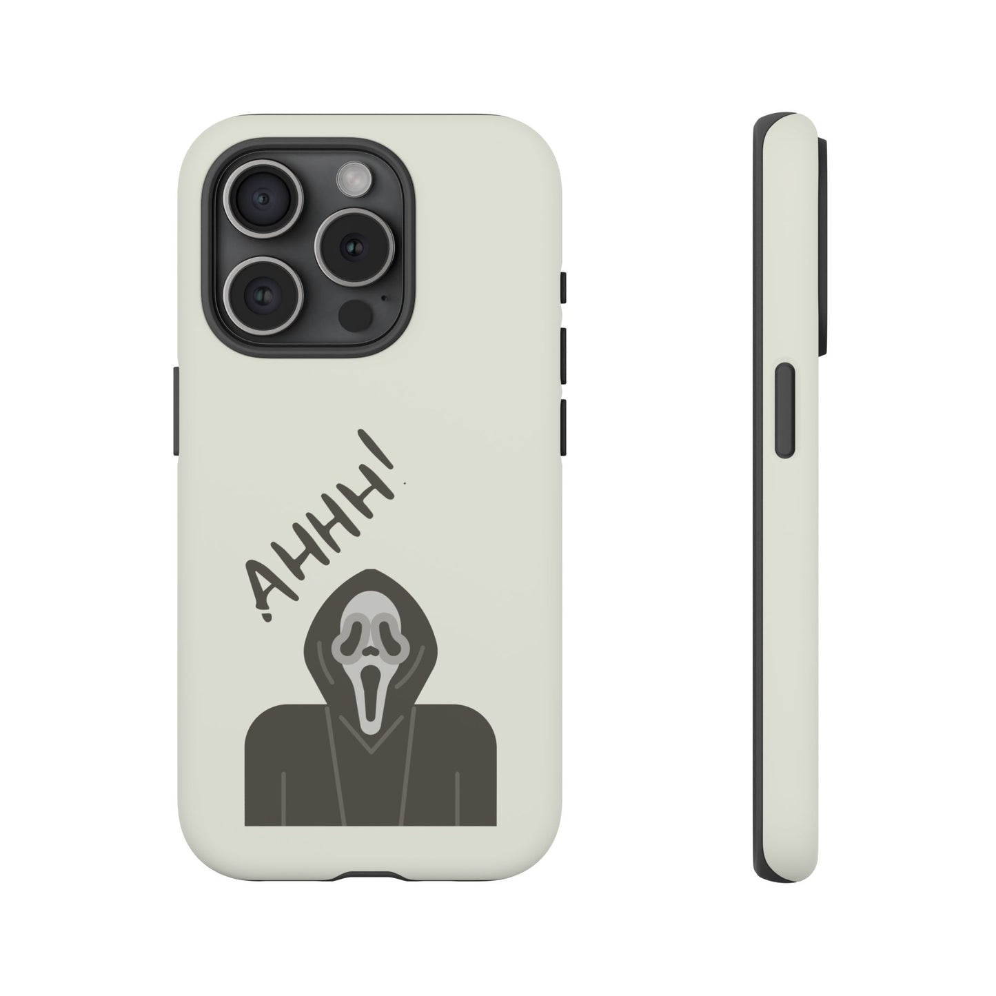 Ghostface Phone Case: Horror Movie Parody iPhone Samsung Pixel Cover