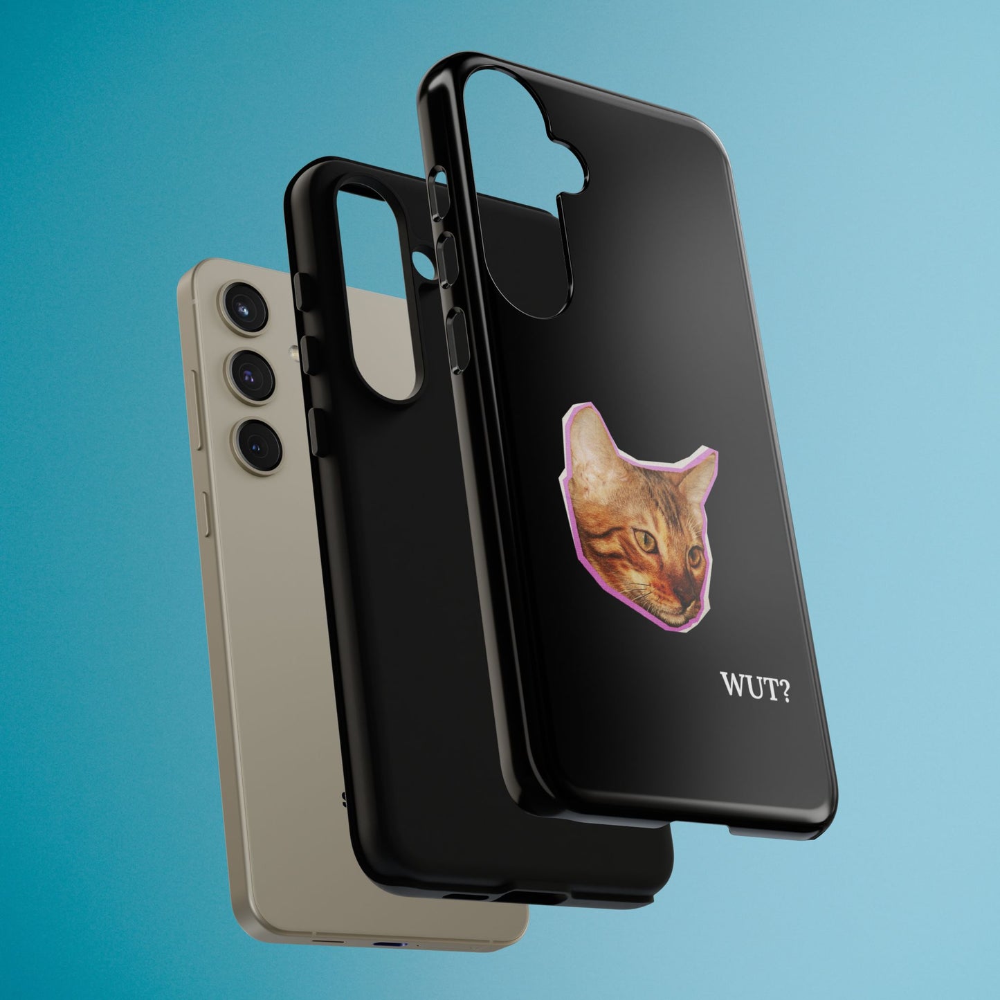 Funny Cat Meme Phone Case - iPhone, Galaxy, Pixel