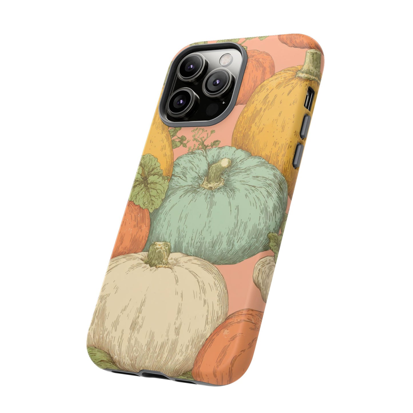 Pumpkin Patch Phone Case - Autumn Aesthetic iPhone Samsung Cover, Fall Halloween Pumpkin Design, Cozy Rustic Harvest Phone Accessory