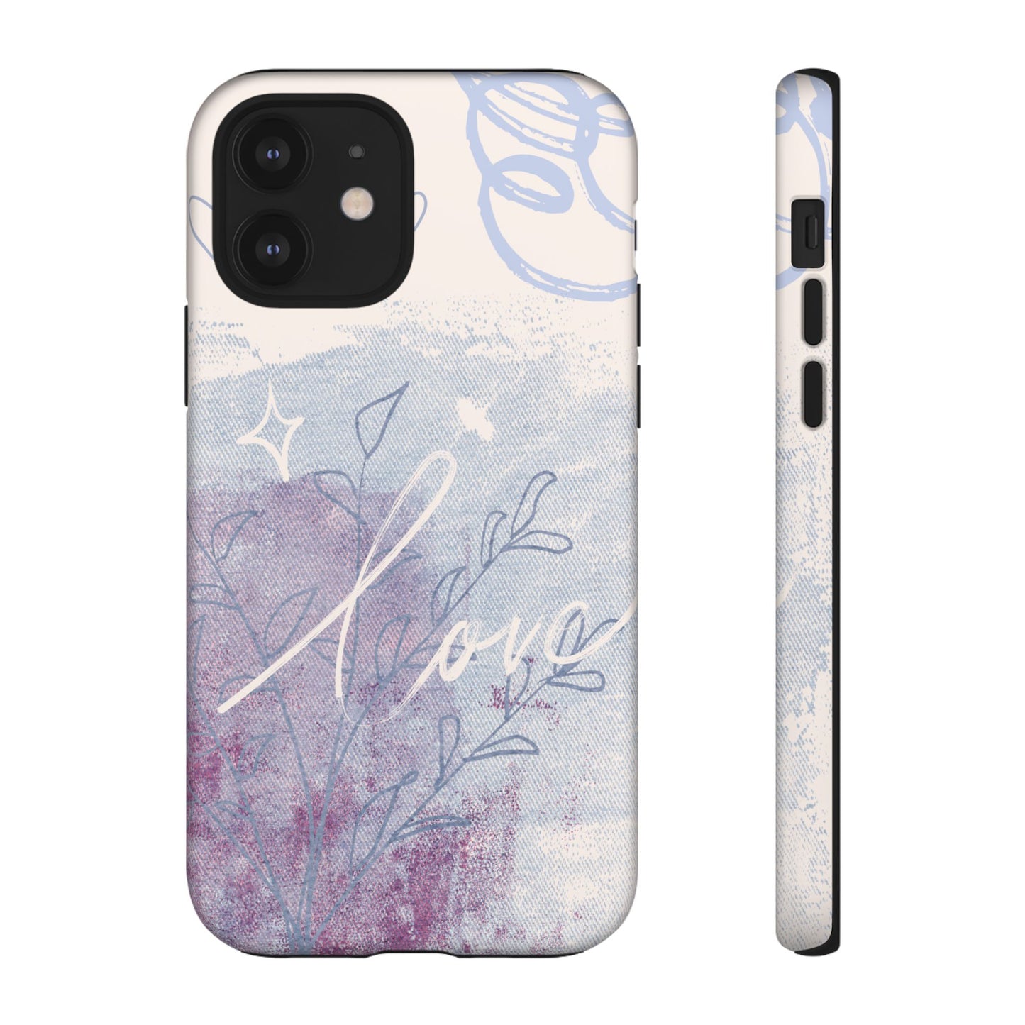 Love Pastel Abstract Phone Case: iPhone, Pixel, Galaxy