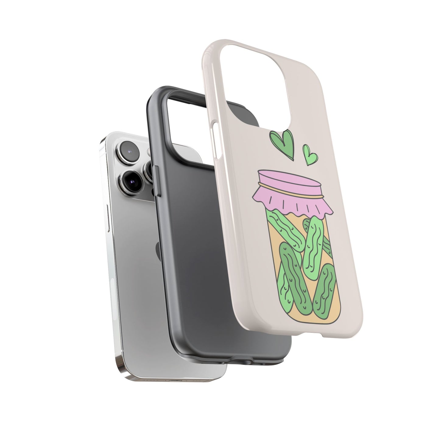 Pickle Jar Phone Case: iPhone, Pixel and Galaxy