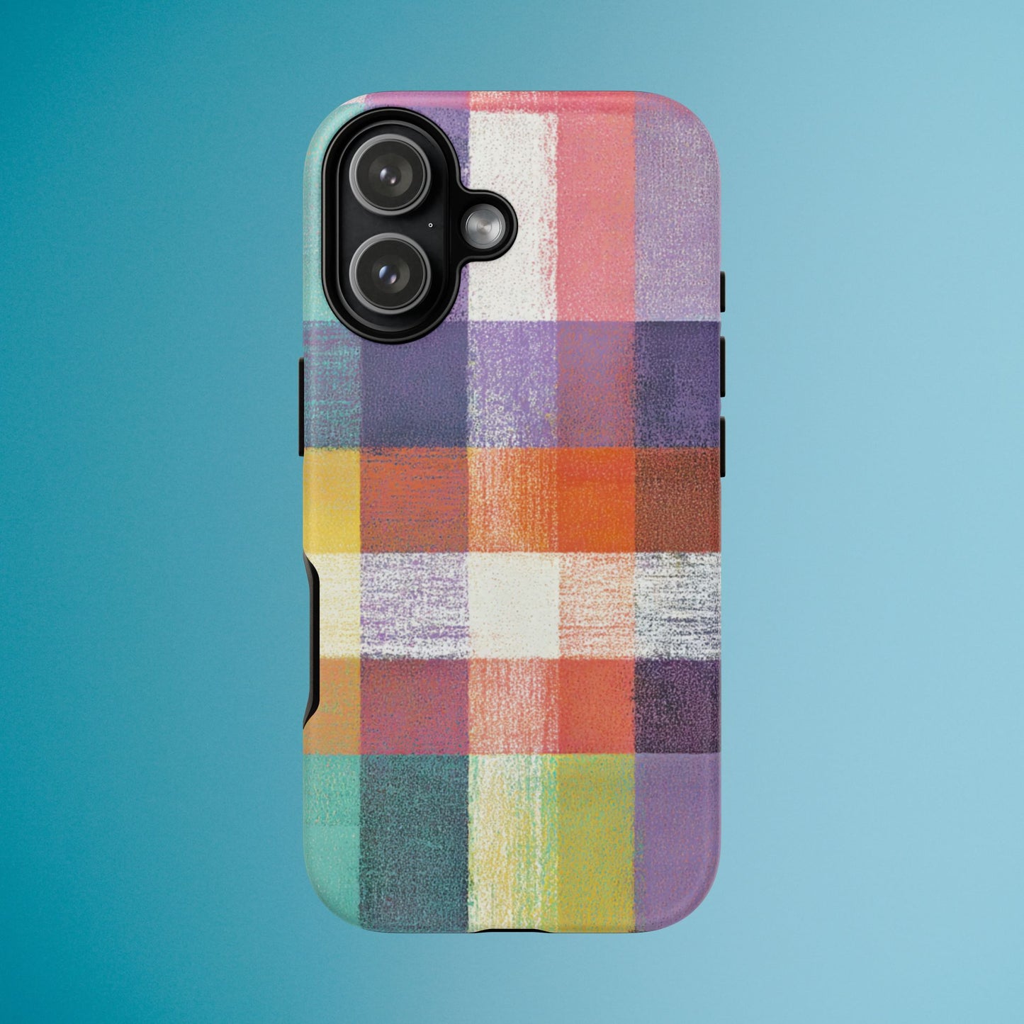 Colorful Plaid Phone Case - iPhone, Galaxy and Pixel Models