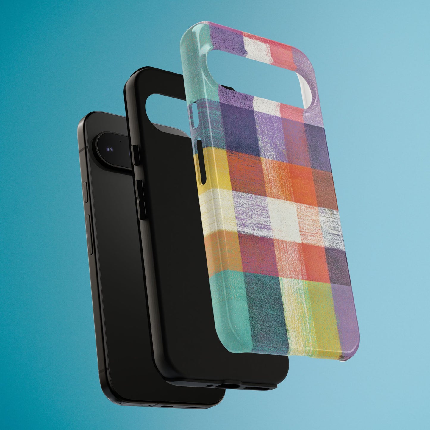 Colorful Plaid Phone Case - iPhone, Galaxy and Pixel Models