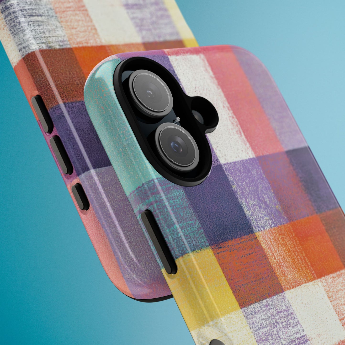 Colorful Plaid Phone Case - iPhone, Galaxy and Pixel Models