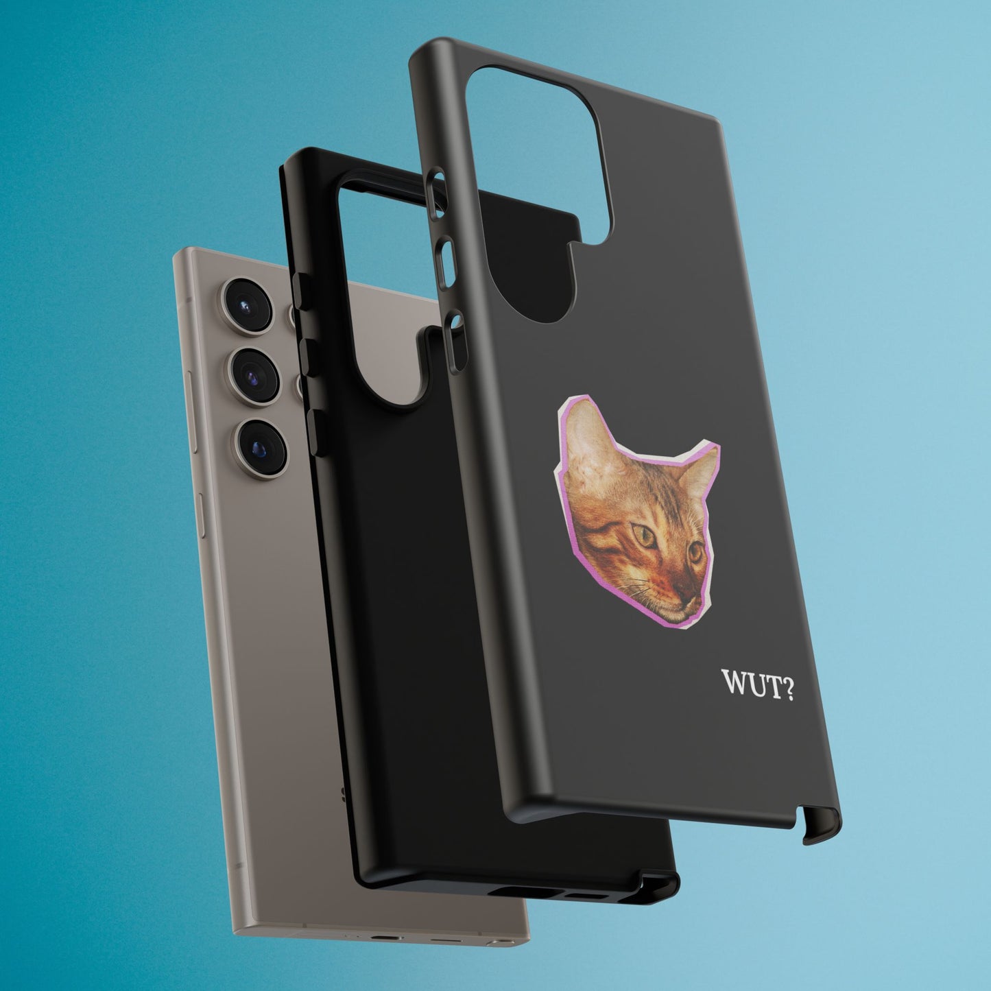 Funny Cat Meme Phone Case - iPhone, Galaxy, Pixel