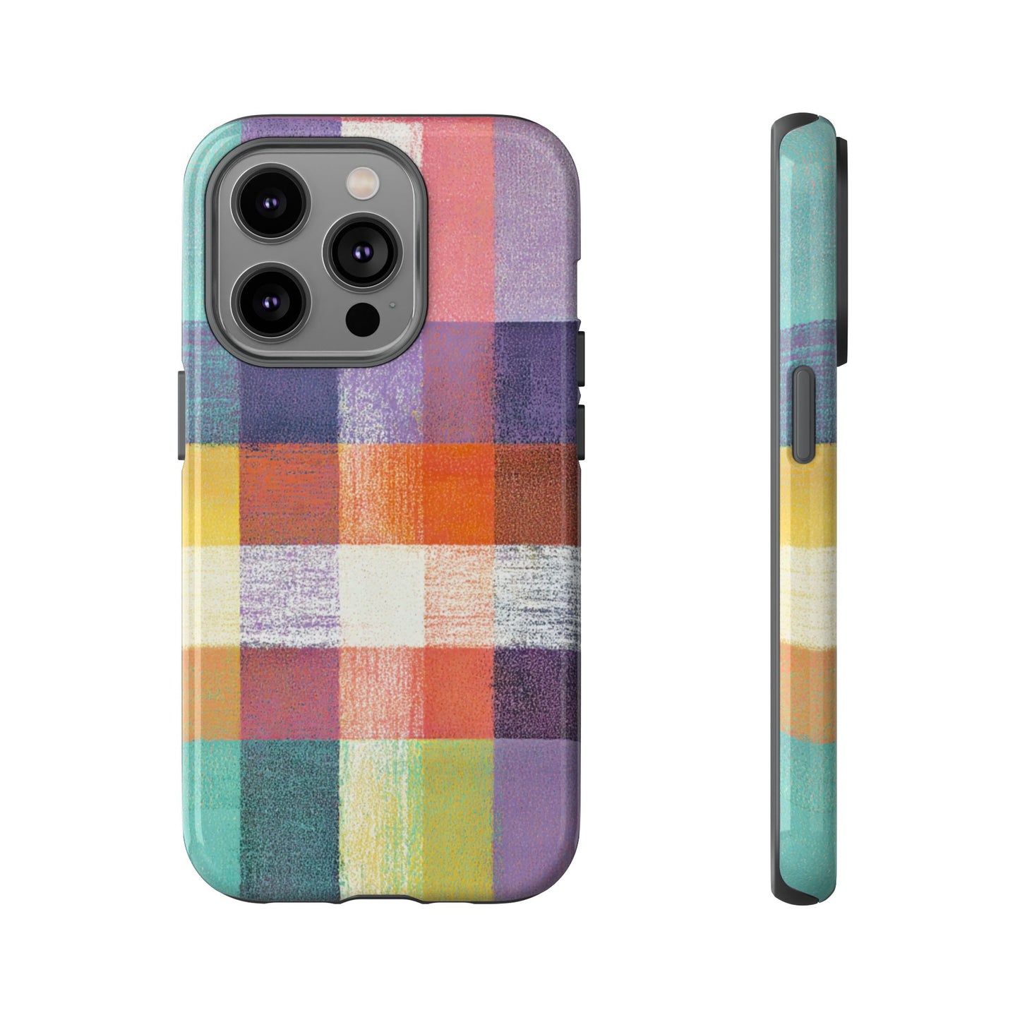 Colorful Plaid Phone Case - iPhone, Galaxy and Pixel Models