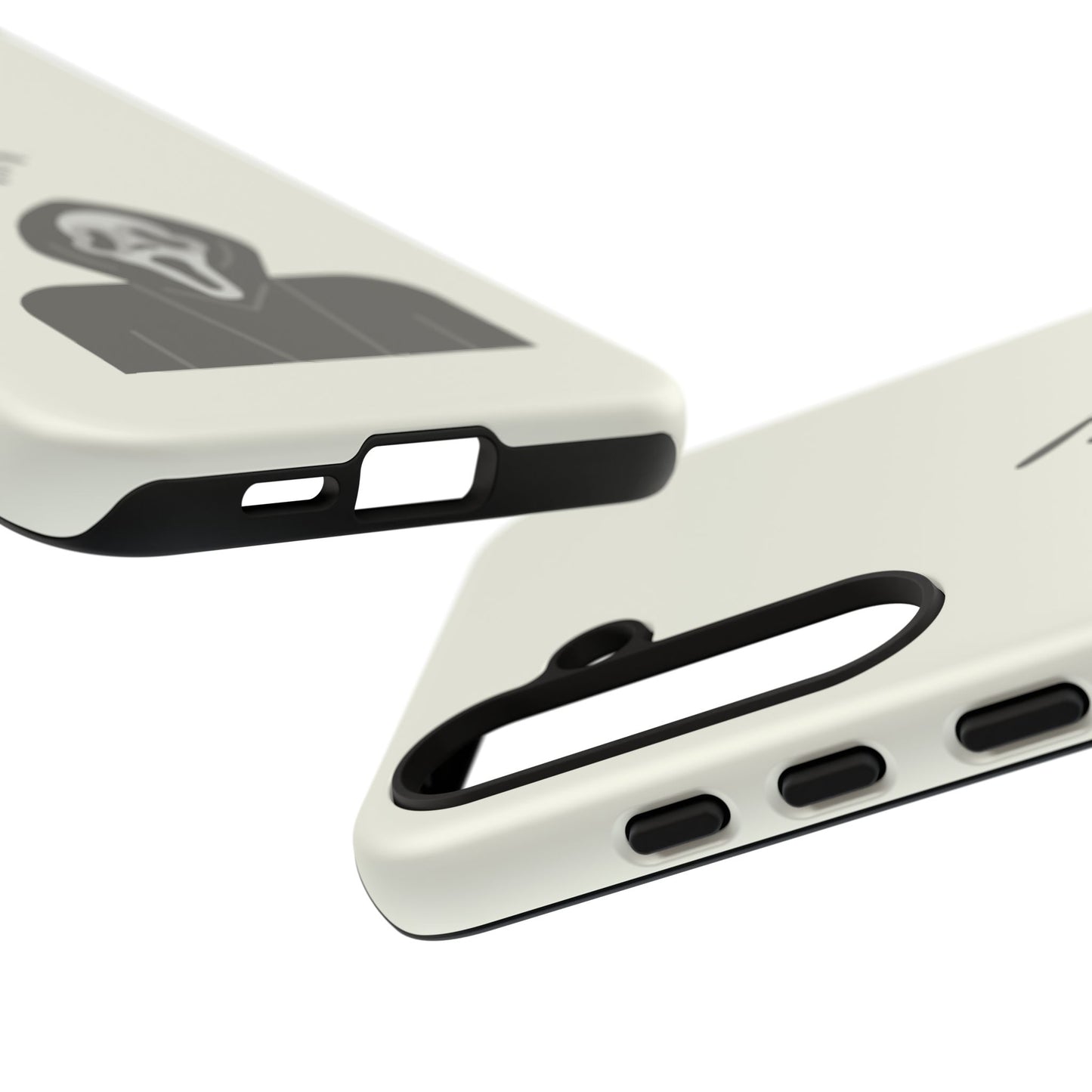 Ghostface Phone Case: Horror Movie Parody iPhone Samsung Pixel Cover