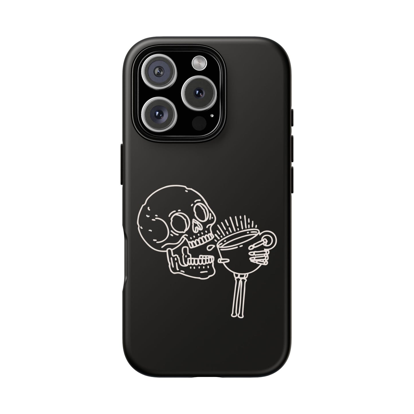 Skull Coffee Phone Case Gothic iPhone, Samsung,!Pixel