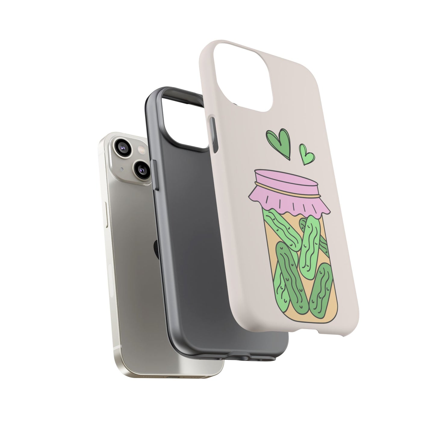 Pickle Jar Phone Case: iPhone, Pixel and Galaxy