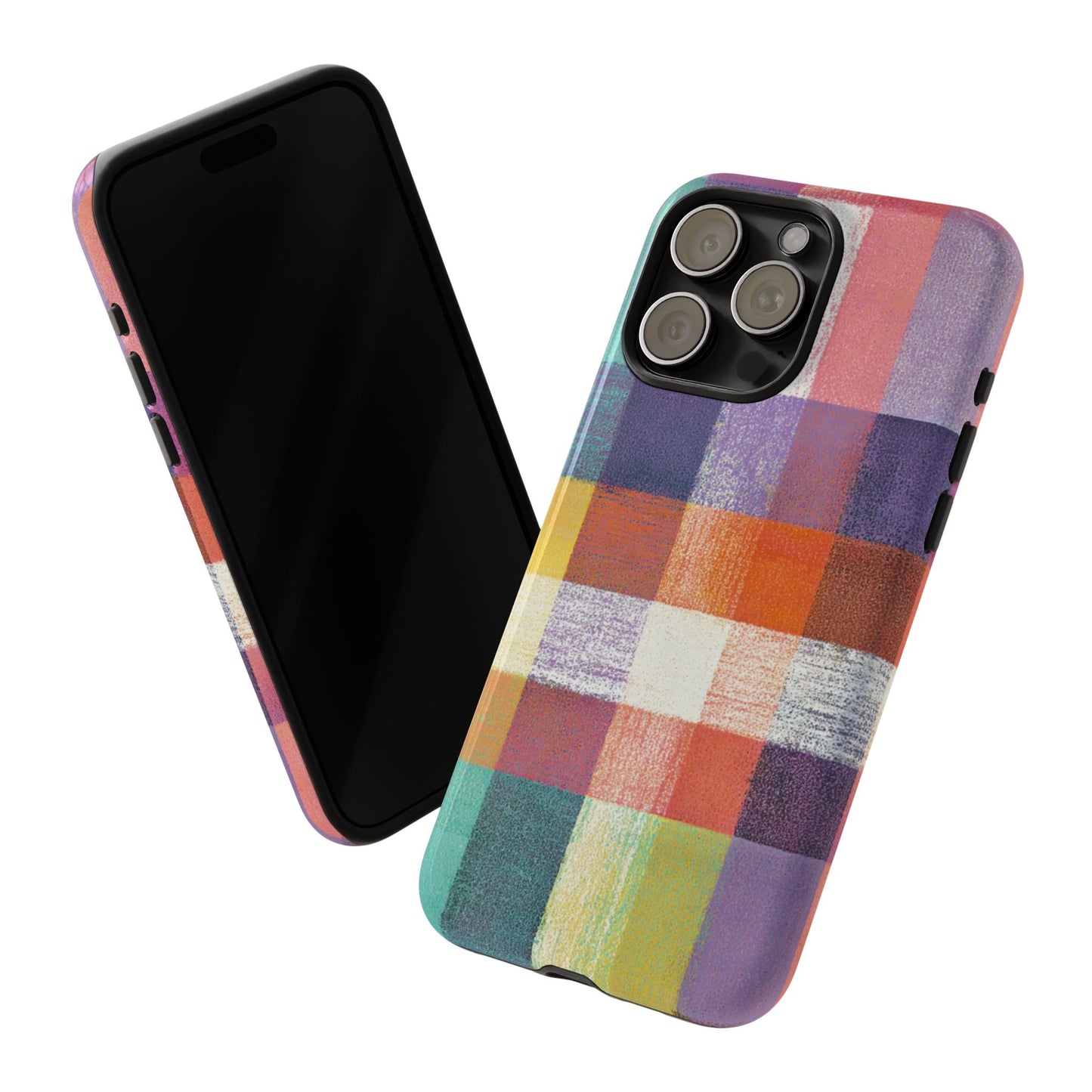 Colorful Plaid Phone Case - iPhone, Galaxy and Pixel Models