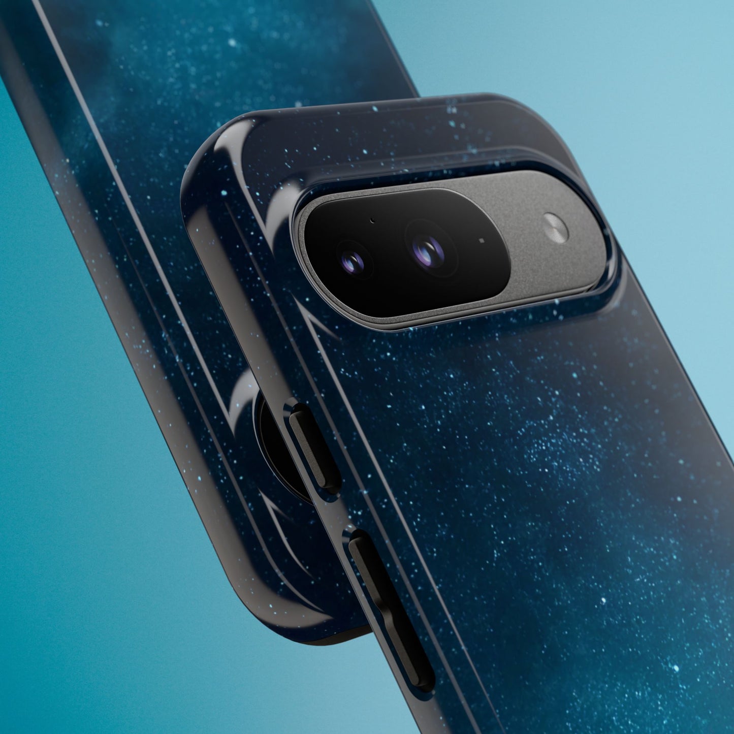 Dark Starry Night Phone Case - Winter Theme Phone Cover for iPhone, Pixel and Samsung Galaxy Models