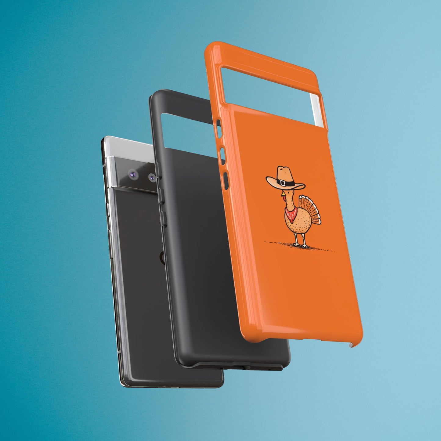 Turkey Phone Case, Funny Thanksgiving Cover, Autumn Fall Design iPhone Samsung Pixel