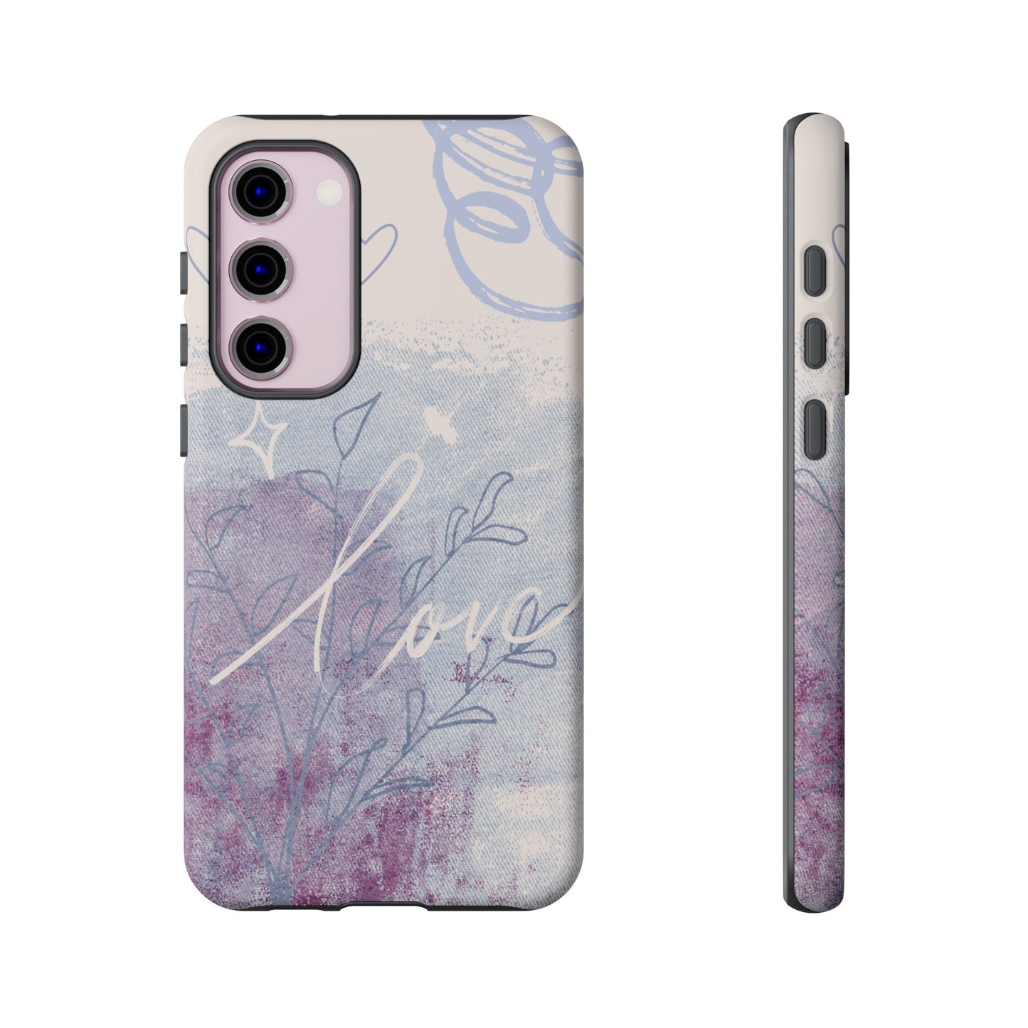 Love Pastel Abstract Phone Case: iPhone, Pixel, Galaxy