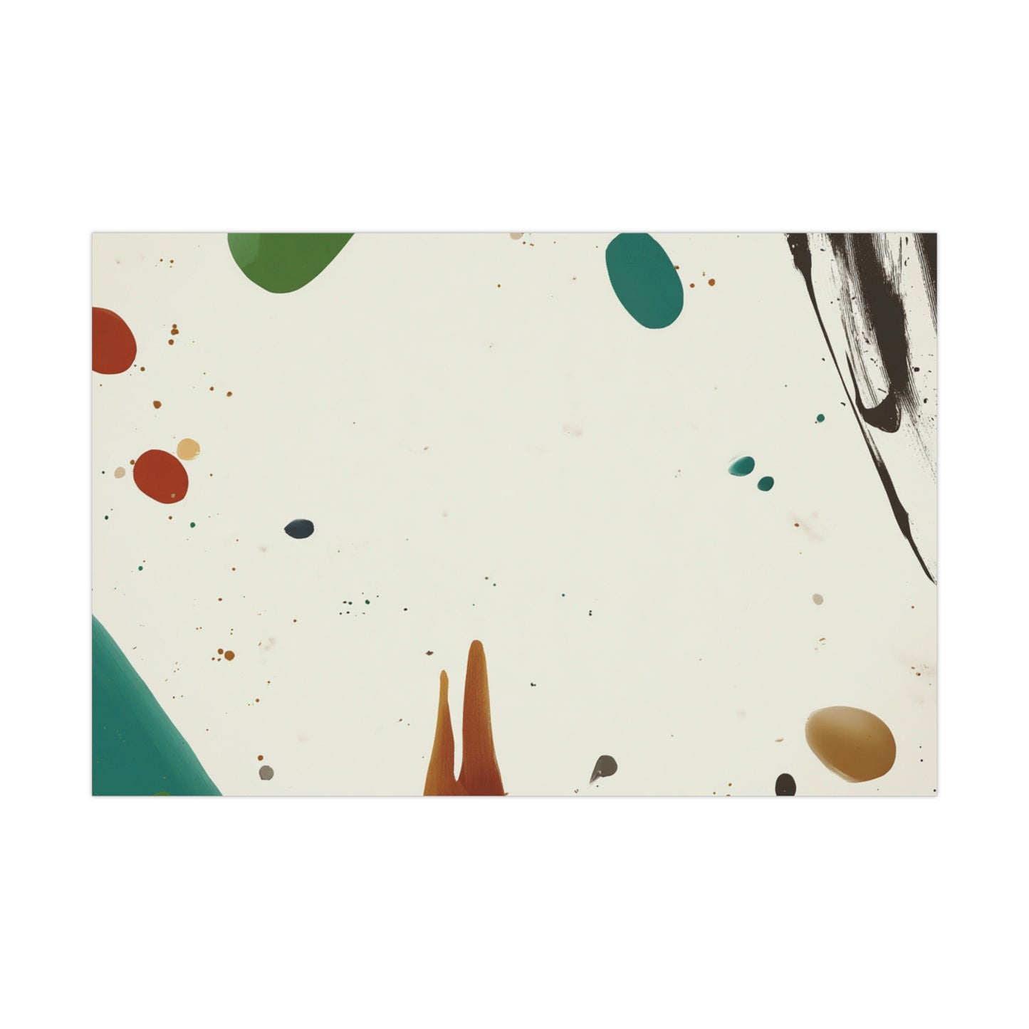 Christmas gift wrapped in rustic abstract brown and gold wrapping paper – festive holiday gift wrap.