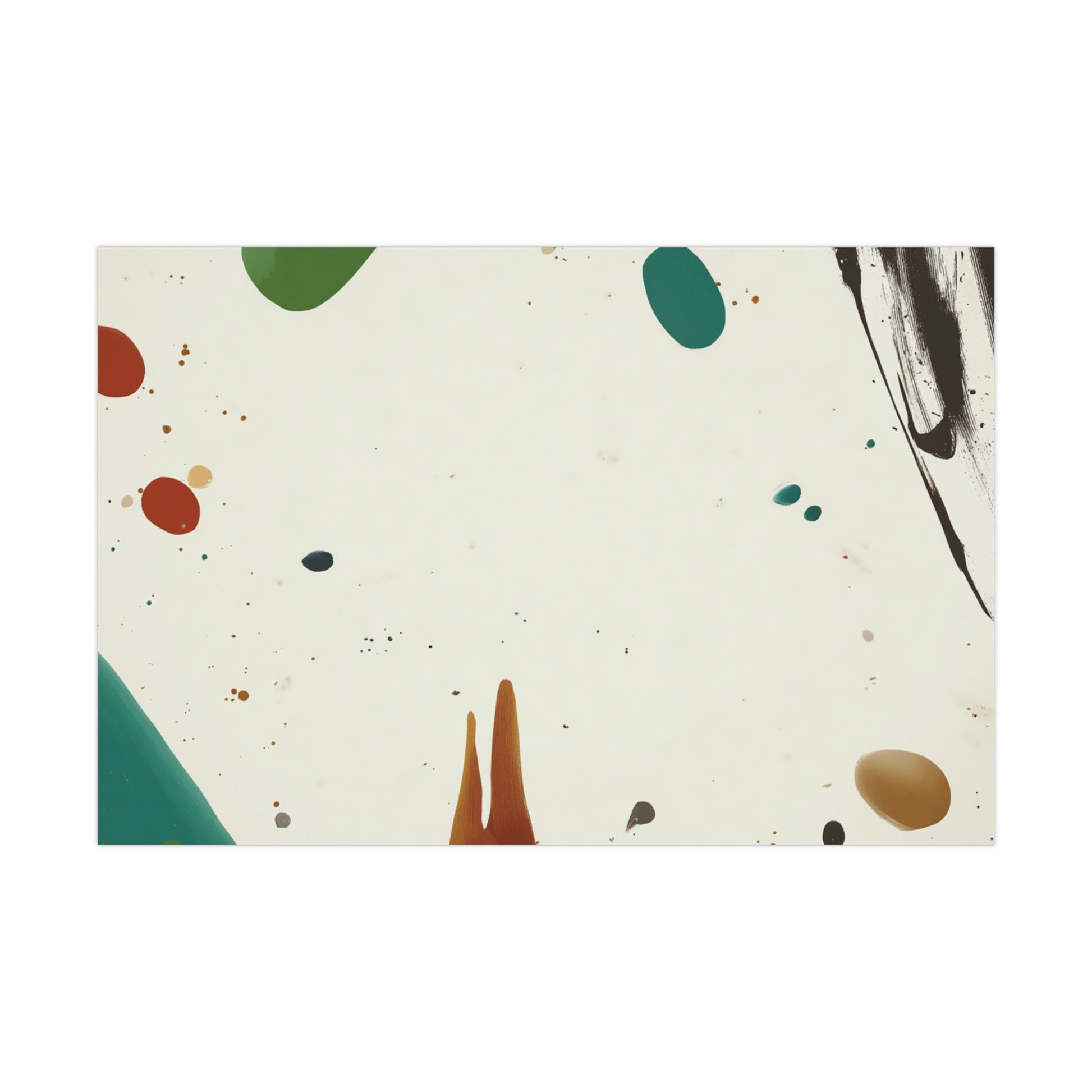 Christmas gift wrapped in rustic abstract brown and gold wrapping paper – festive holiday gift wrap.