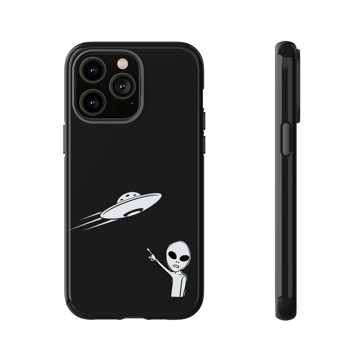 Alien UFO Phone Case, Supernatural Space Design, Sci Fi Aesthetic iPhone Samsung Pixel Cover
