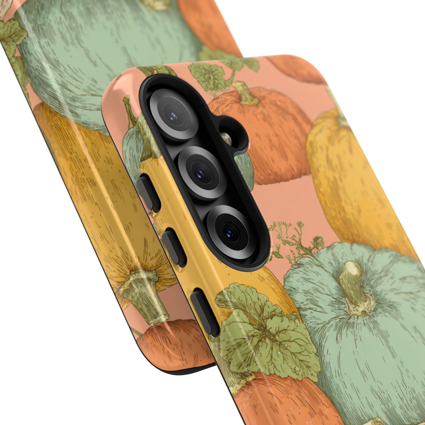 Pumpkin Patch Phone Case - Autumn Aesthetic iPhone Samsung Cover, Fall Halloween Pumpkin Design, Cozy Rustic Harvest Phone Accessory