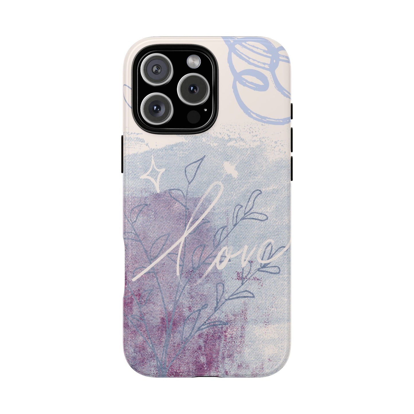 Love Pastel Abstract Phone Case: iPhone, Pixel, Galaxy