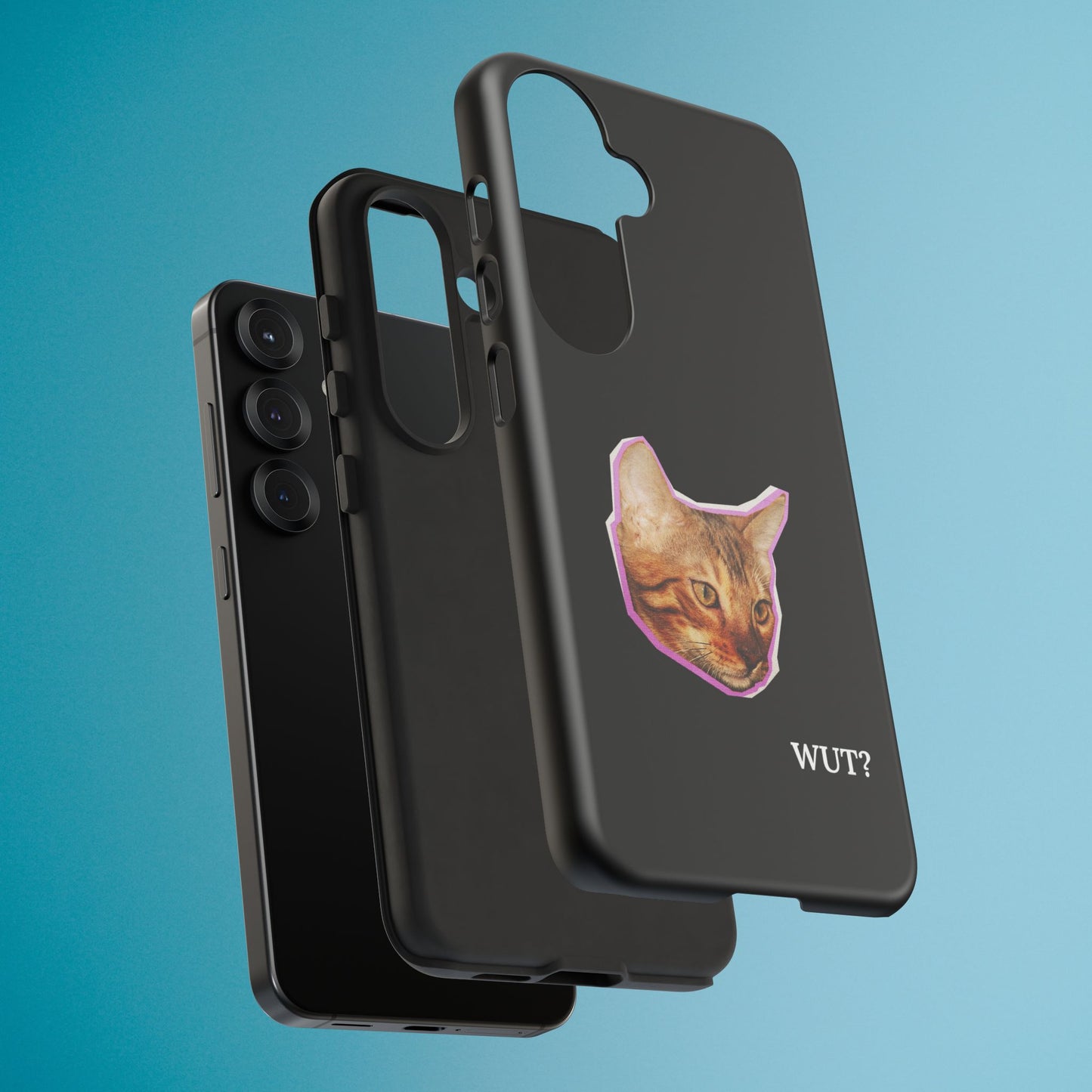 Funny Cat Meme Phone Case - iPhone, Galaxy, Pixel