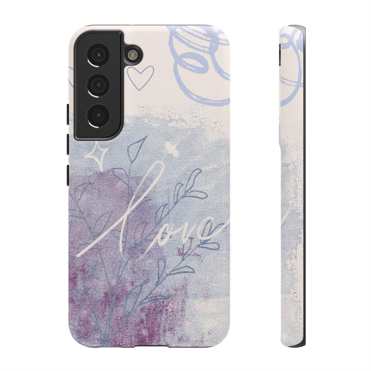 Love Pastel Abstract Phone Case: iPhone, Pixel, Galaxy
