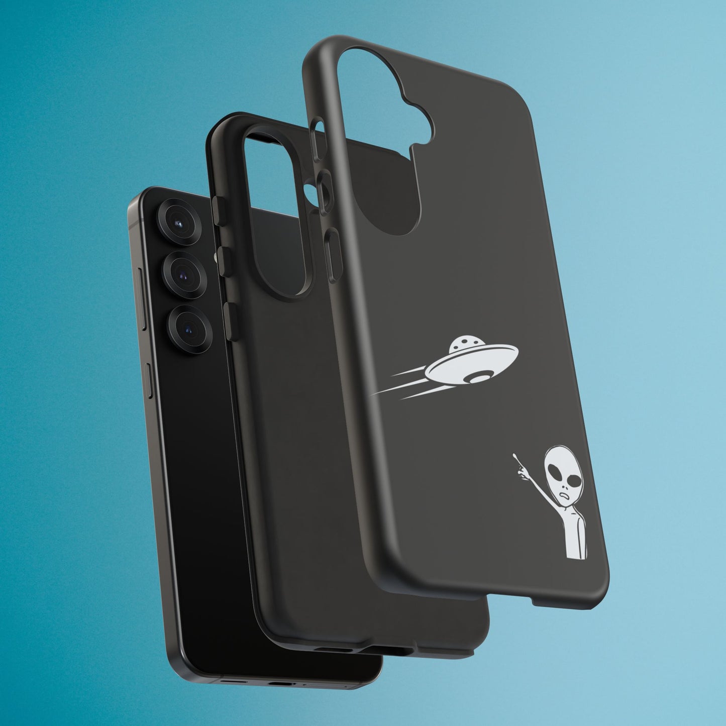 Alien UFO Phone Case, Supernatural Space Design, Sci Fi Aesthetic iPhone Samsung Pixel Cover