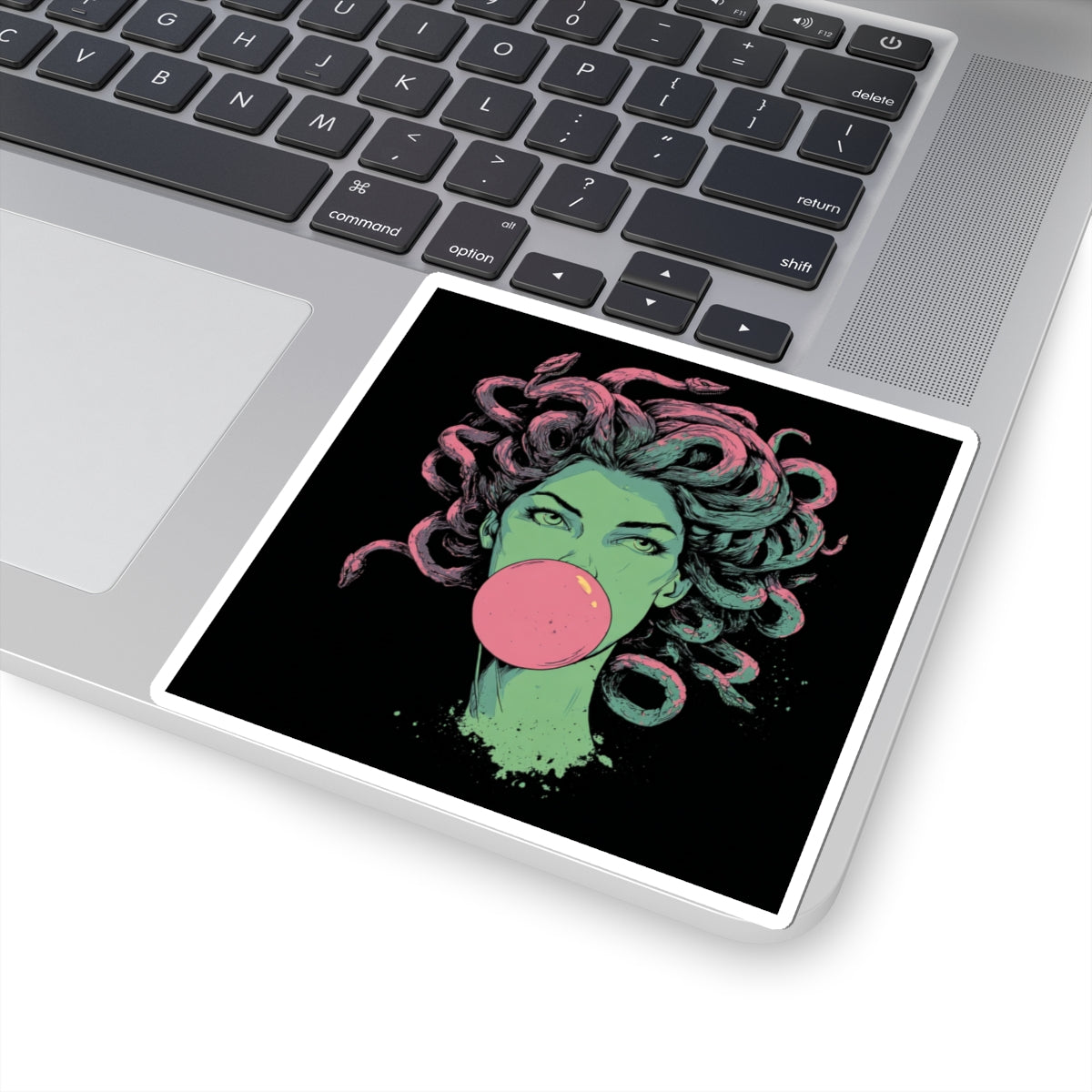Medusa Bubblegum Kiss-Cut Stickers | Funky Decals for Laptops, Journals, Art Projects, Gifts, and Home Decor