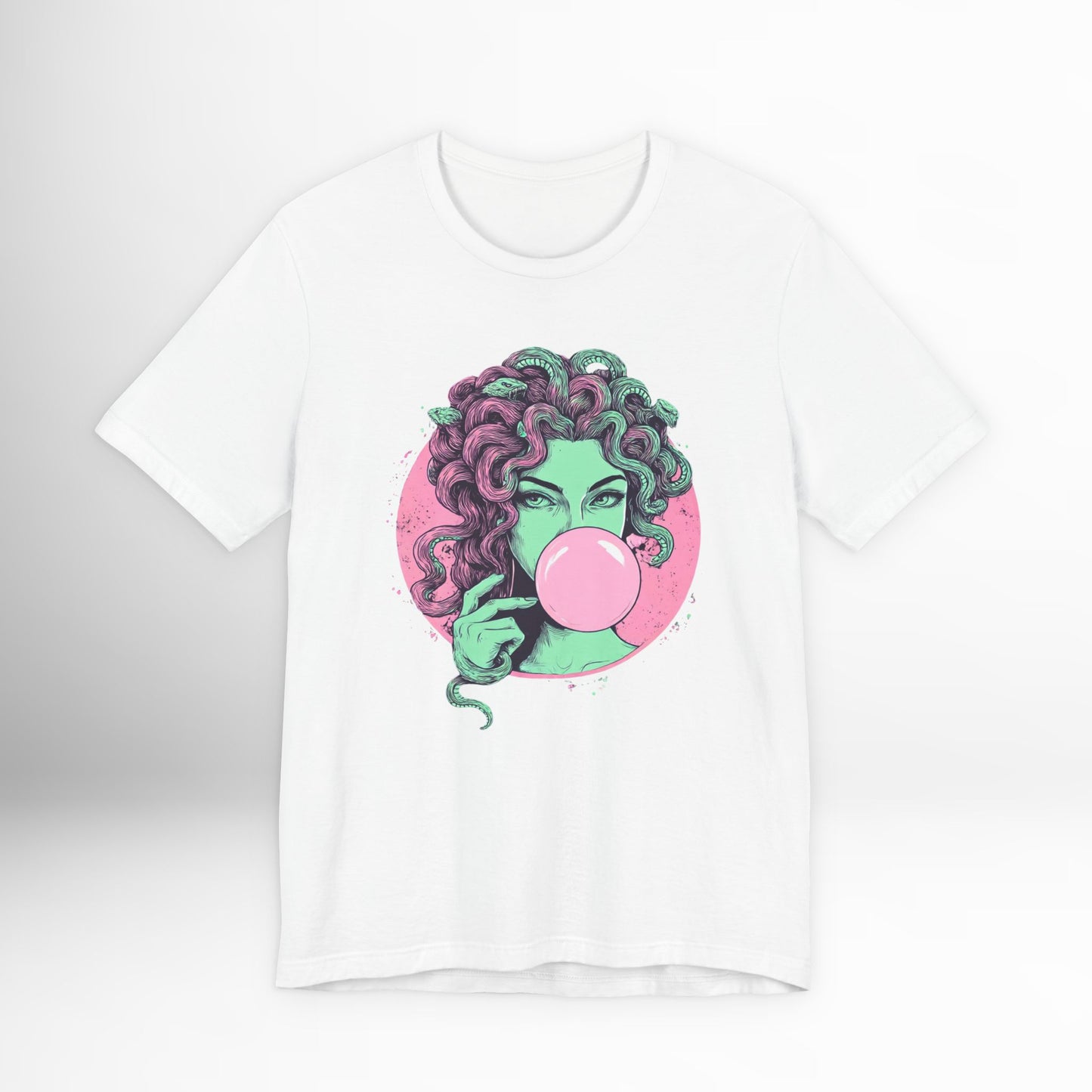 Medusa Bubblegum T-Shirt | Greek Mythology Graphic Tee