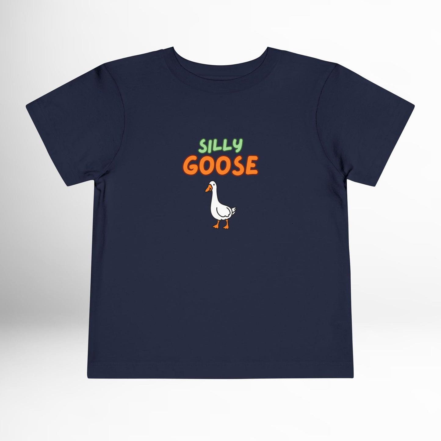 Silly Goose Toddler T-Shirt - Funny Animal Graphic Tee for Kids
